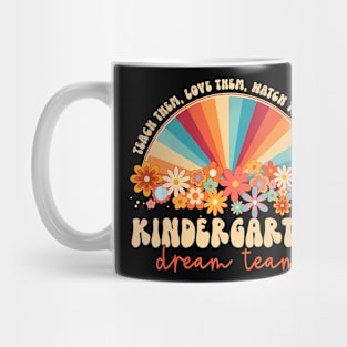 Dream Team Retro Rainbow Back To School Teacher Mug